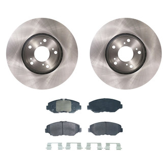 bproauto® - Front Brake Kit with Semi-Metallic Pads
