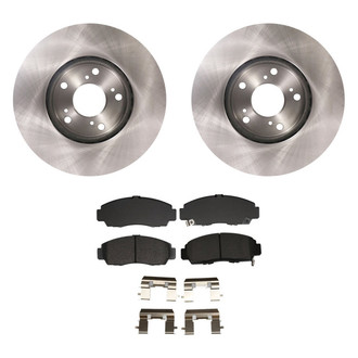 bproauto® - Front Brake Kit with Semi-Metallic Pads
