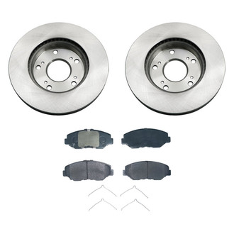 bproauto® - Front Brake Kit with Semi-Metallic Pads