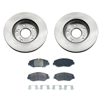 bproauto® - Front Brake Kit with Semi-Metallic Pads