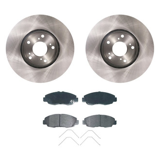 bproauto® - Front Brake Kit with Semi-Metallic Pads