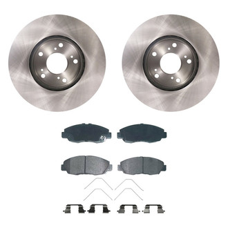 bproauto® - Front Brake Kit with Semi-Metallic Pads