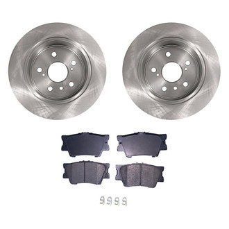 bproauto® - Rear Brake Kit with Semi-Metallic Pads