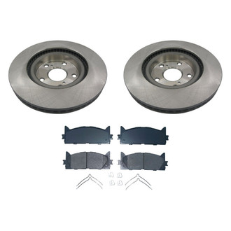 bproauto® - Front Brake Kit with Semi-Metallic Pads