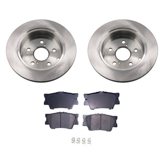 bproauto® BNDL-11604-31179403 - Rear Brake Kit with Semi-Metallic Pads