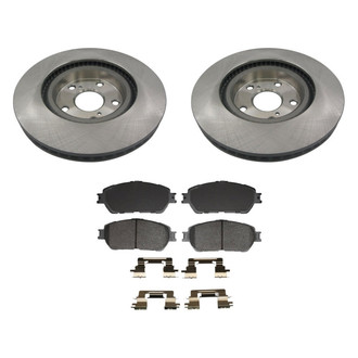 bproauto® - Front Brake Kit with Semi-Metallic Pads