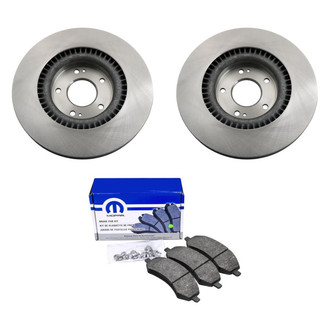bproauto® - Front Brake Kit with Semi-Metallic Pads