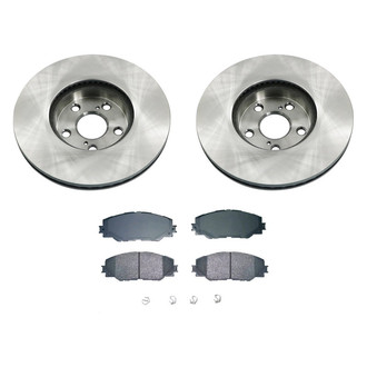 bproauto® - Front Brake Kit with Semi-Metallic Pads