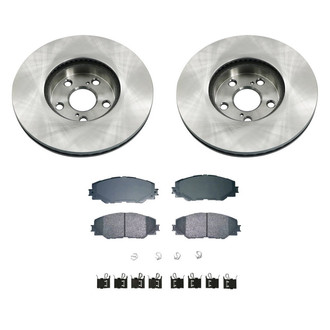 bproauto® - Front Brake Kit with Semi-Metallic Pads
