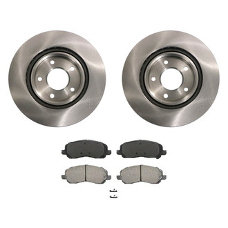 bproauto® - Front Brake Kit with Semi-Metallic Pads
