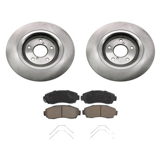 bproauto® - Front Brake Kit with Semi-Metallic Pads