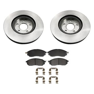 bproauto® - Front Brake Kit with Semi-Metallic Pads