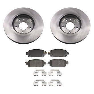 bproauto® - Front Brake Kit with Semi-Metallic Pads