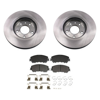 bproauto® - Front Brake Kit with Semi-Metallic Pads