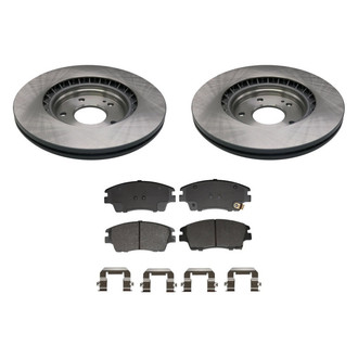 bproauto® - Front Brake Kit with Semi-Metallic Pads