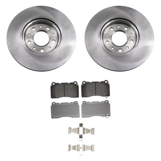 bproauto® - Front Brake Kit with Semi-Metallic Pads