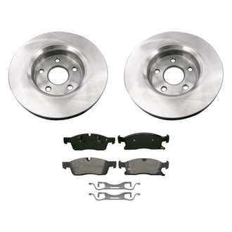 bproauto® - Front Brake Kit with Semi-Metallic Pads