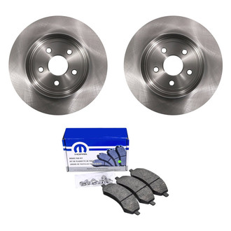 bproauto® - Brake Kit with Semi-Metallic Pads