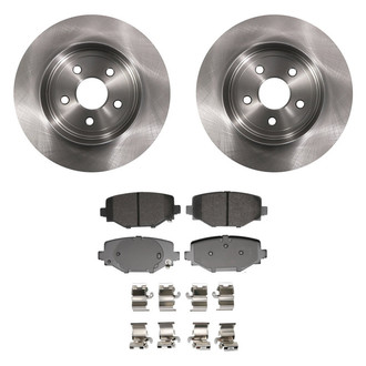 bproauto® - Rear Brake Kit with Semi-Metallic Pads