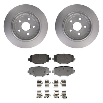 bproauto® - Rear Brake Kit with Semi-Metallic Pads