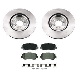 bproauto® - Front Brake Kit with Semi-Metallic Pads