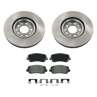 bproauto® - Front Brake Kit with Semi-Metallic Pads