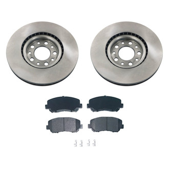 bproauto® - Front Brake Kit with Semi-Metallic Pads