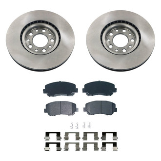 bproauto® - Front Brake Kit with Semi-Metallic Pads