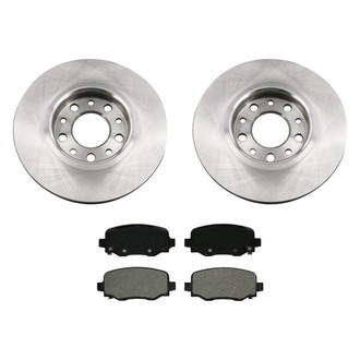 bproauto® - Rear Brake Kit with Semi-Metallic Pads