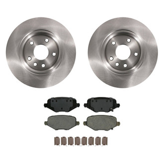 bproauto® - Rear Brake Kit with Semi-Metallic Pads