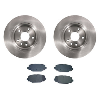 bproauto® - Rear Brake Kit with Semi-Metallic Pads