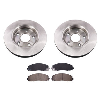 bproauto® - Brake Kit with Semi-Metallic Pads