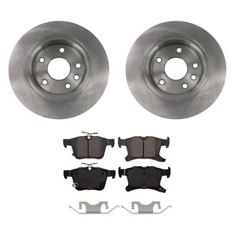 bproauto® - Brake Kit with Semi-Metallic Pads