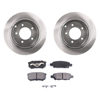 bproauto® - Rear Brake Kit with Semi-Metallic Pads