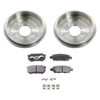 bproauto® - Rear Brake Kit with Semi-Metallic Pads