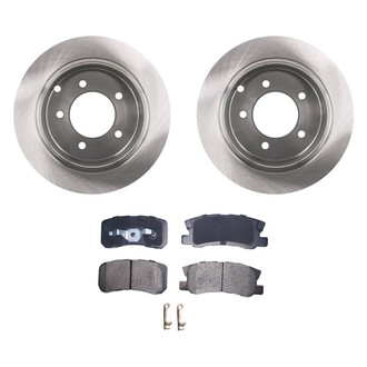 bproauto® - Rear Brake Kit with Semi-Metallic Pads