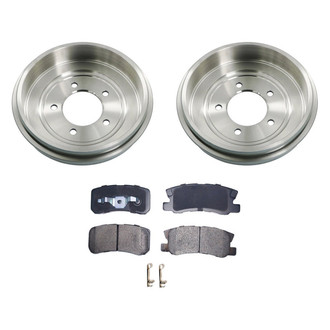 bproauto® - Rear Brake Kit with Semi-Metallic Pads