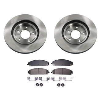 bproauto® - Front Brake Kit with Semi-Metallic Pads