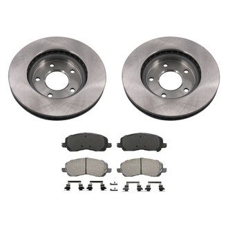 bproauto® - Front Brake Kit with Semi-Metallic Pads