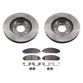 bproauto® - Front Brake Kit with Semi-Metallic Pads