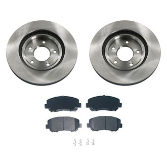 bproauto® - Front Brake Kit with Semi-Metallic Pads