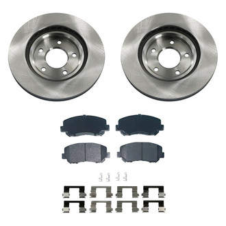 bproauto® - Front Brake Kit with Semi-Metallic Pads