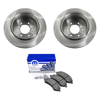 bproauto® - Rear Brake Kit with Semi-Metallic Pads