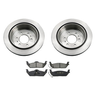 bproauto® - Rear Brake Kit with Semi-Metallic Pads