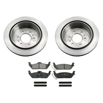 bproauto® - Rear Brake Kit with Semi-Metallic Pads