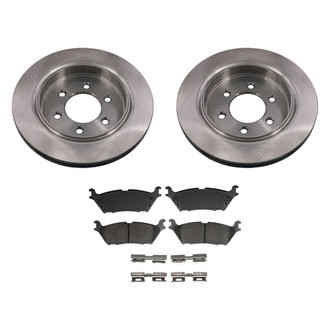 bproauto® - Rear Brake Kit with Semi-Metallic Pads