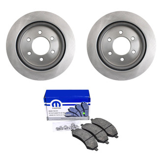 bproauto® - Rear Brake Kit with Semi-Metallic Pads