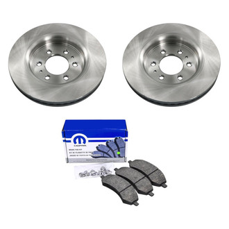 bproauto® - Front Brake Kit with Semi-Metallic Pads