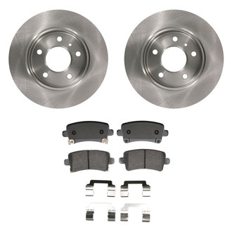 bproauto® - Rear Brake Kit with Semi-Metallic Pads