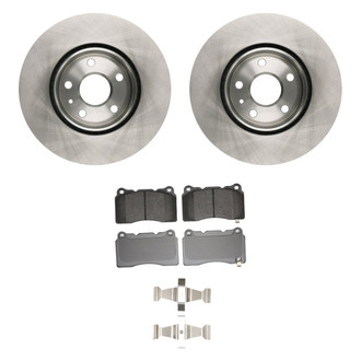 bproauto® - Front Brake Kit with Semi-Metallic Pads